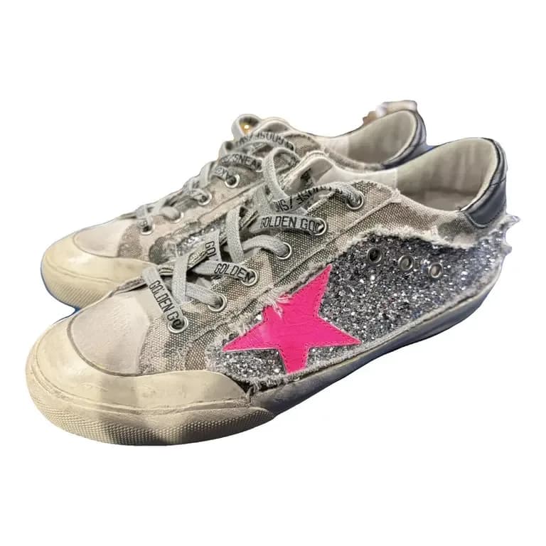 Golden Goose — Superstar glitter trainers — Designer Shoe — resale