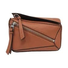Loewe — LOEWE Puzzle Mini bags Leather Brown Free Shipping | Duties Paid — Handbag — resale