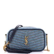 Saint Laurent — Saint Laurent Lou Camera Bag Matelasse Chevron Leather Mini — Handbag — resale