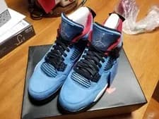Jordan — Size 11 - Jordan 4 Retro x Travis Scott Mid Cactus Jack — Sneaker — resale