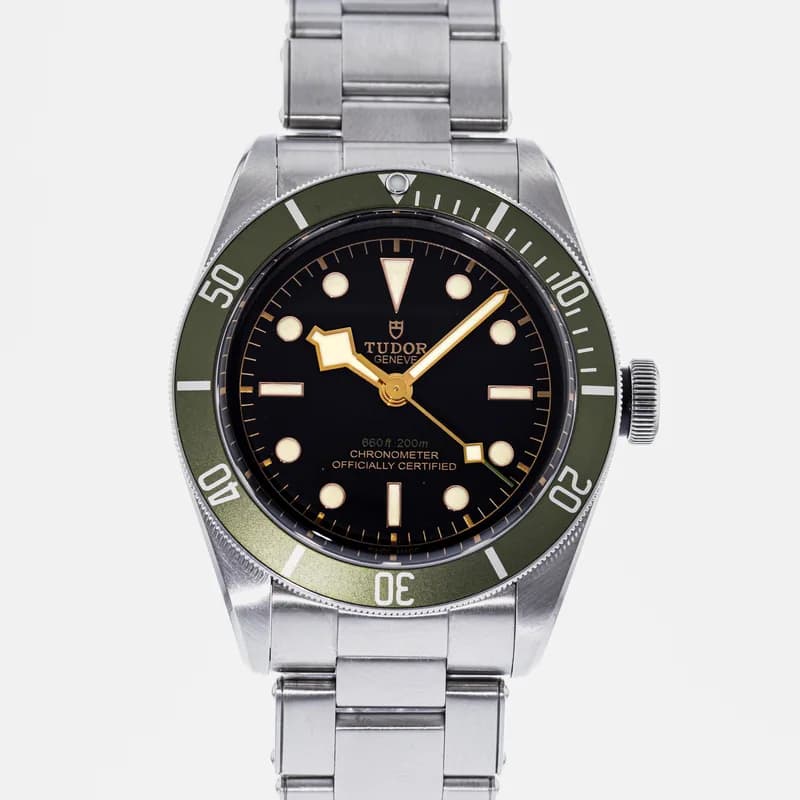 Tudor Heritage Black Bay Green Harrods Special Edition 79230