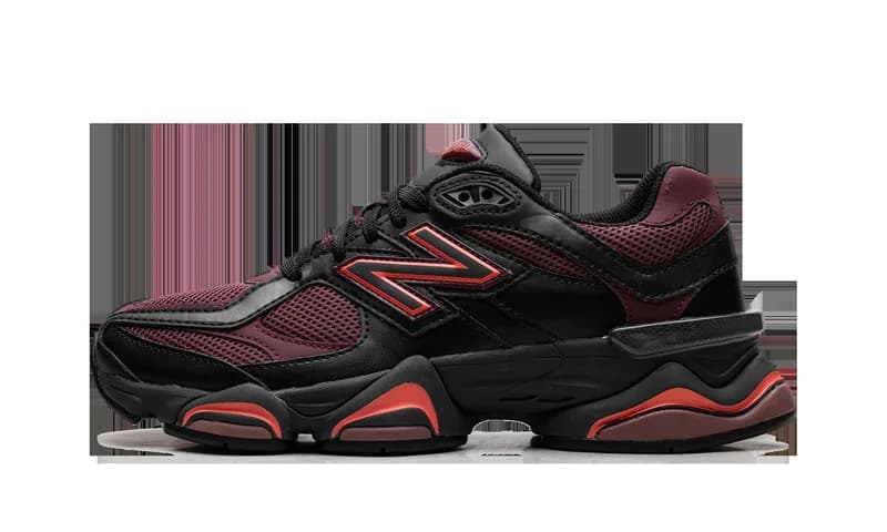 9060 "Black / Washed Burgundy" U9060BLA