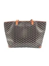 Goyard — Goyard Saint Louis PM Black Gold Goyardine Tote Bag GR40 — Handbag — resale