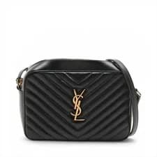 Saint Laurent — Saint Laurent Paris Lou Camera Leather Shoulder bag Black 612544 — Handbag — resale