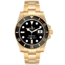 Rolex — Rolex Submariner Date 40mm Black Dial Ceramic Bezel Yellow Gold Watch 116618LN — Jewelry — resale