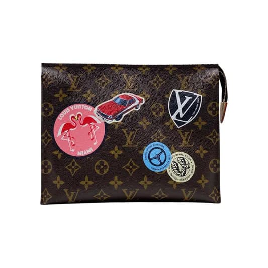 Louis Vuitton World Tour Stickers Toiletry 26 Pouch