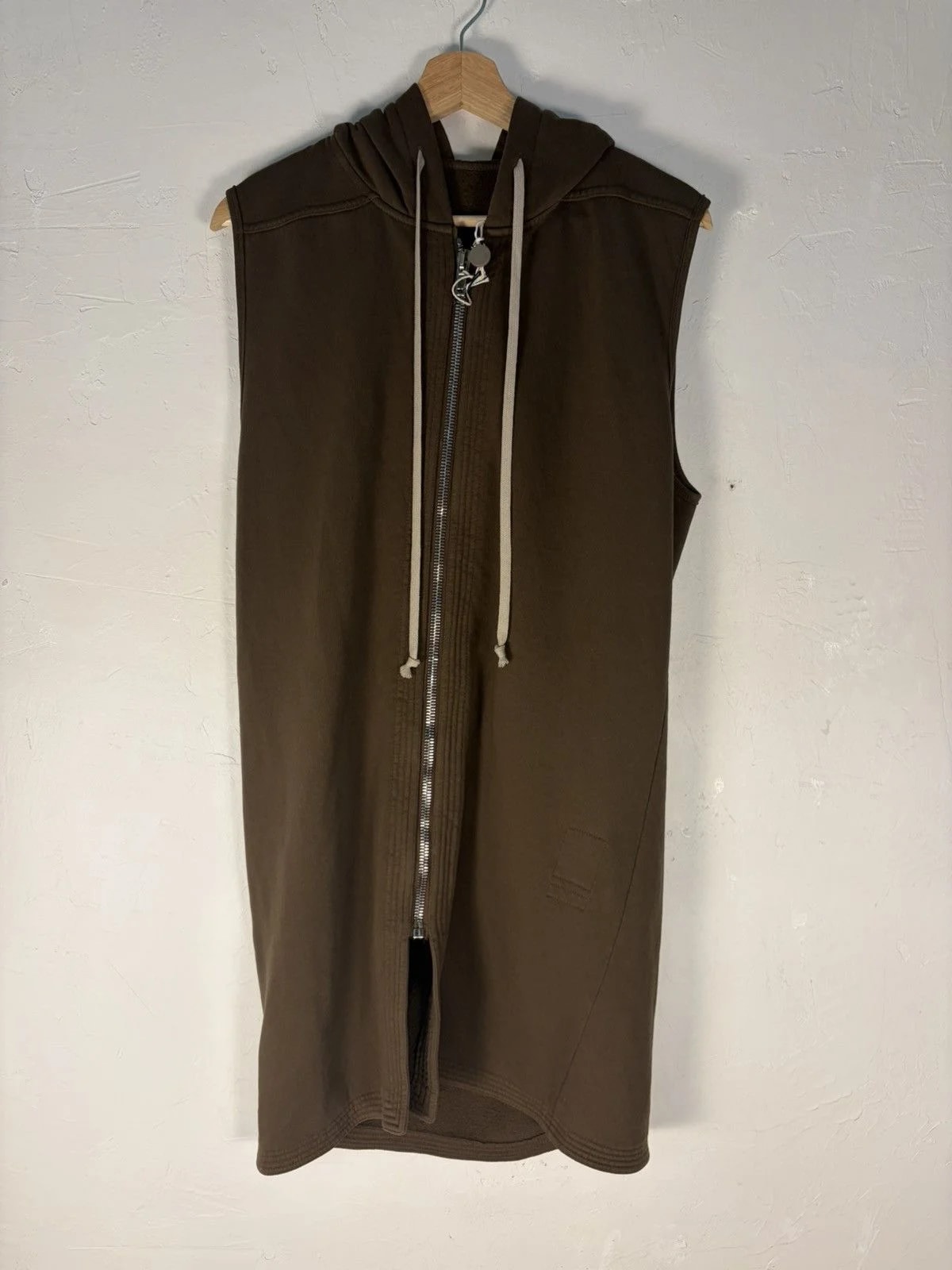 Rick Owens DRKSHDW — Rick Owens Drkshdw Sleeveless Hoodie Caramel — streetwear — resale