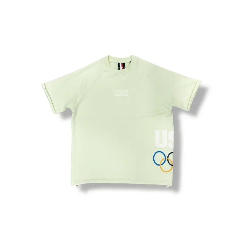 KITH- Team USA 5 Rings Howard Tee Olympics Patina — streetwear — resale