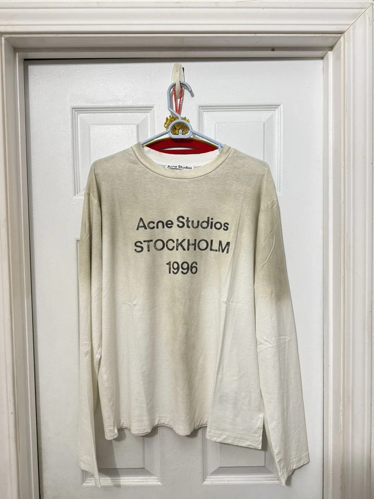Acne Studios — Acne Studios 1996 Stamp Logo Long Sleeve T-shirt — streetwear — resale