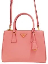 Prada — Prada Galleria Double Zip 2way Tote Shoulder Bag — Handbag — resale