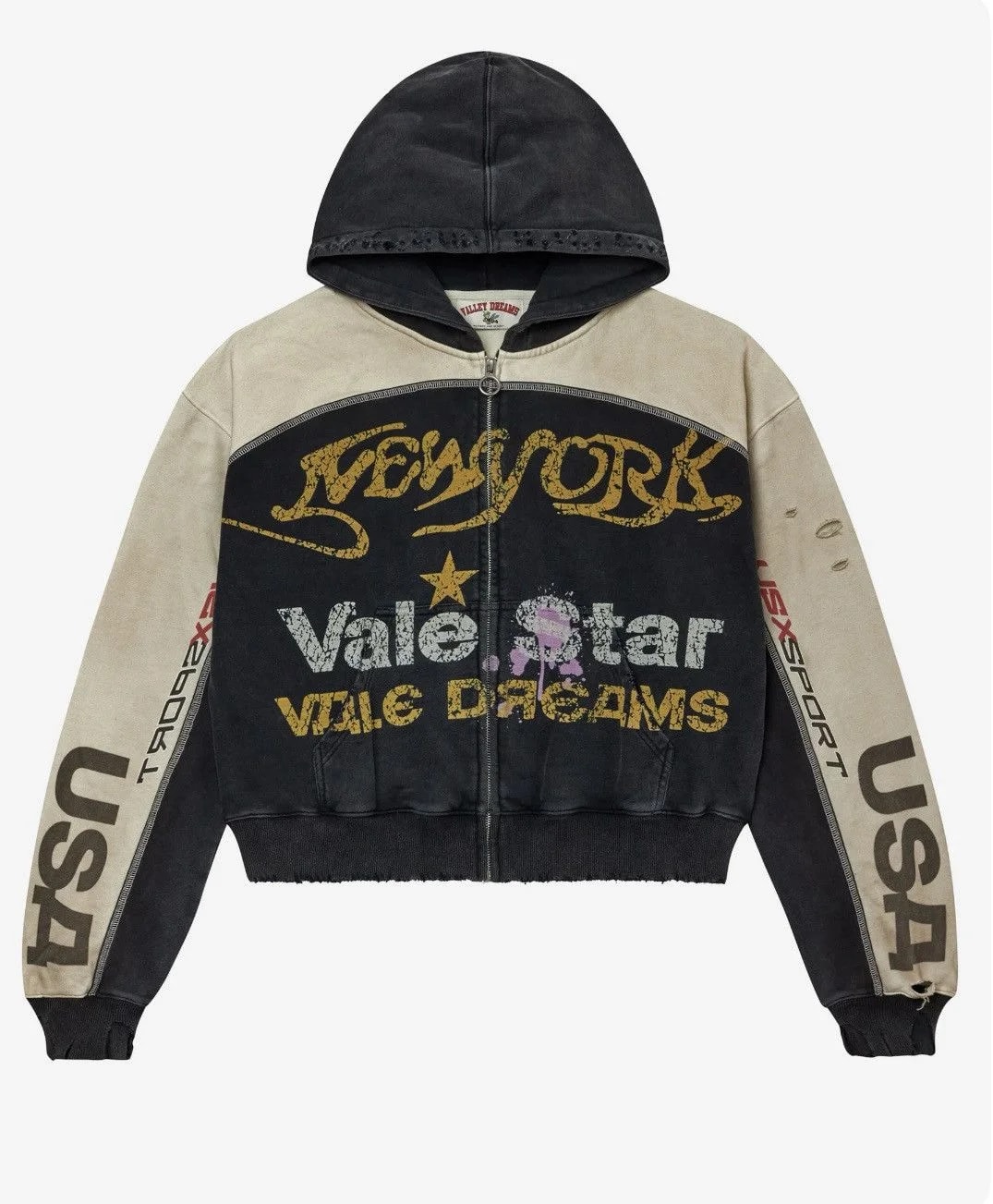 Vale star zip up — streetwear — resale