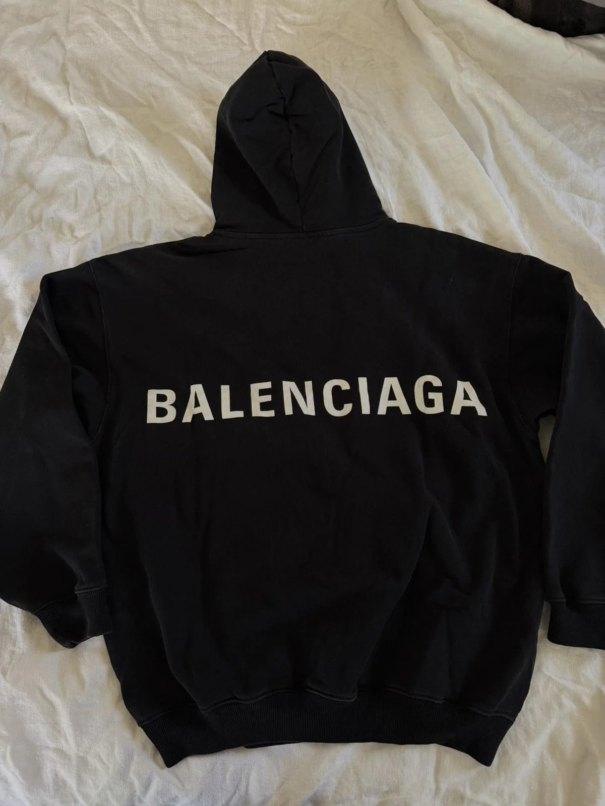 Balenciaga — Balenciaga Classic Middle Back Logo Hoodie — streetwear — resale