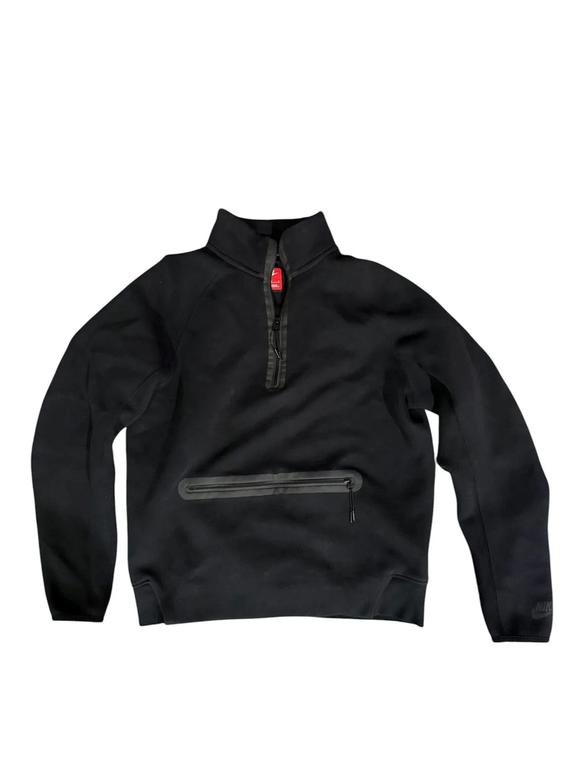 Nike — Nike Tech Fleece Black Quarter Zip Up — streetwear — resale
