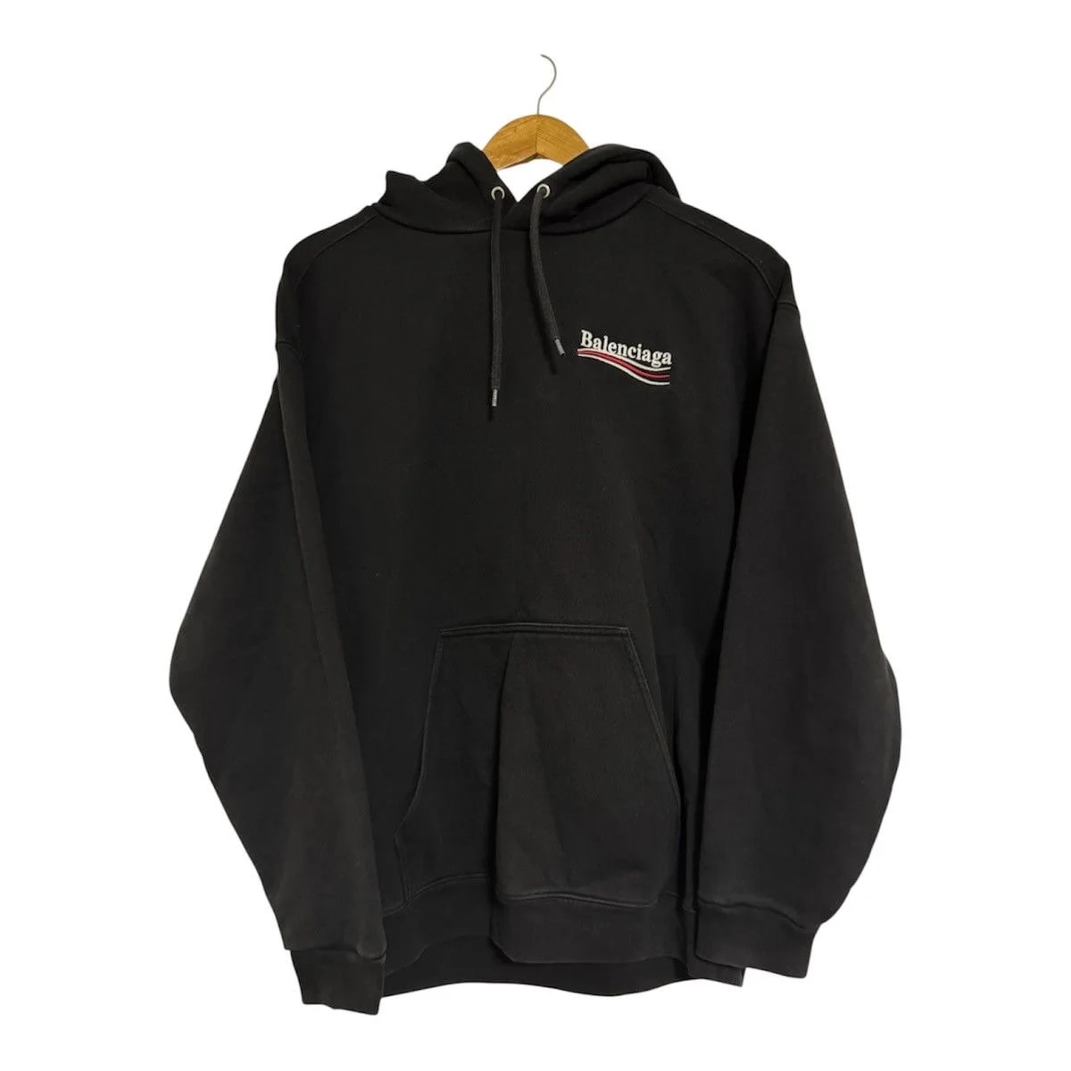Balenciaga — Balenciaga Embroidered Campaign Hoodie — streetwear — resale