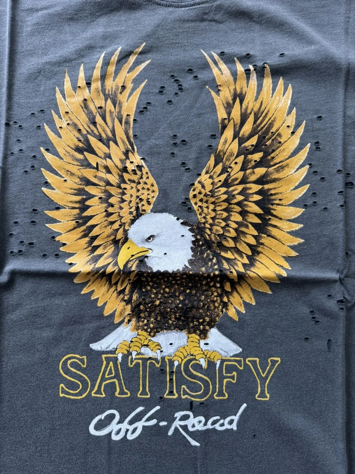Satisfy — Satisfy Mothtech Eagle Tshirt — streetwear — resale