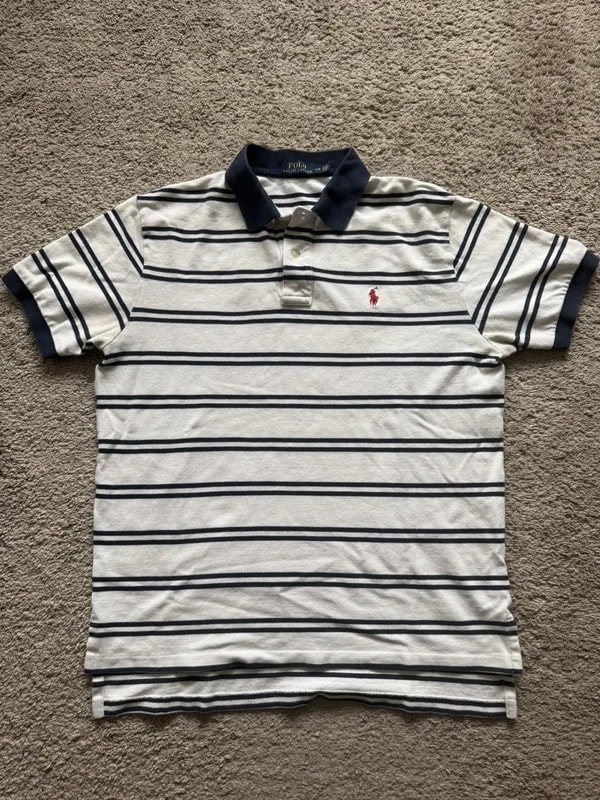 Polo Ralph Lauren — Polo Ralph Lauren Striped Polo — streetwear — resale