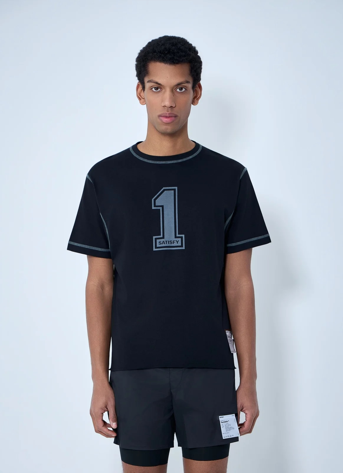 Satisfy — Satisfy Logo Motif Cotton T-Shirt — streetwear — resale
