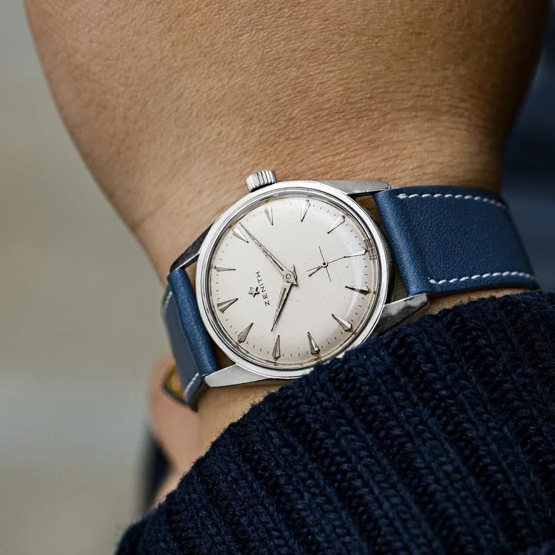 1950s Zenith Time-Only in Stainless Steel 2