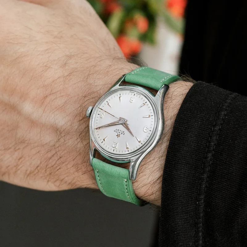 1950s Zenith Pilot in Stainless Steel 2