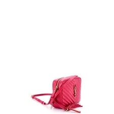 Saint Laurent Lou Camera Bag Chevron Small 2