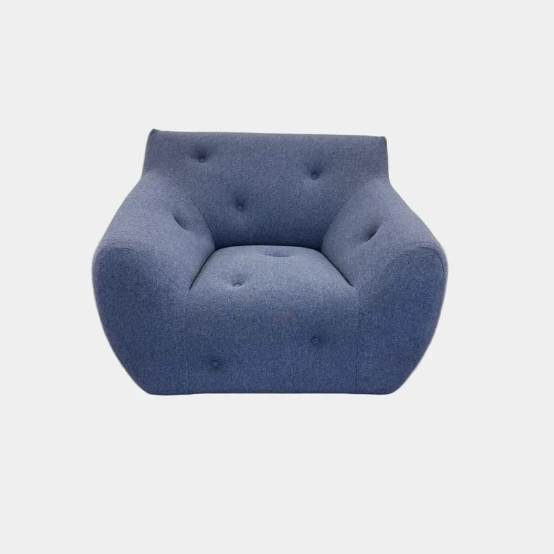 Roche Bobois — Roche Bobois Informel Outdoor Armchair Low Back - Bleuet — Furniture — resale