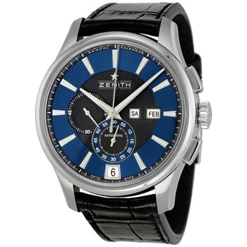 Zenith — Captain Winsor Automatic Chronograph Black and Blue Dial Watch 032070405422C708 — Watch — resale