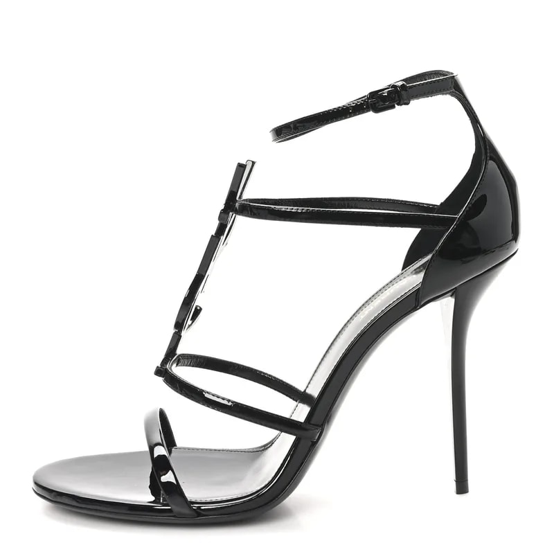 Saint Laurent — Cassandra 100 Ankle Strap Sandals 41 — Designer Shoe — resale