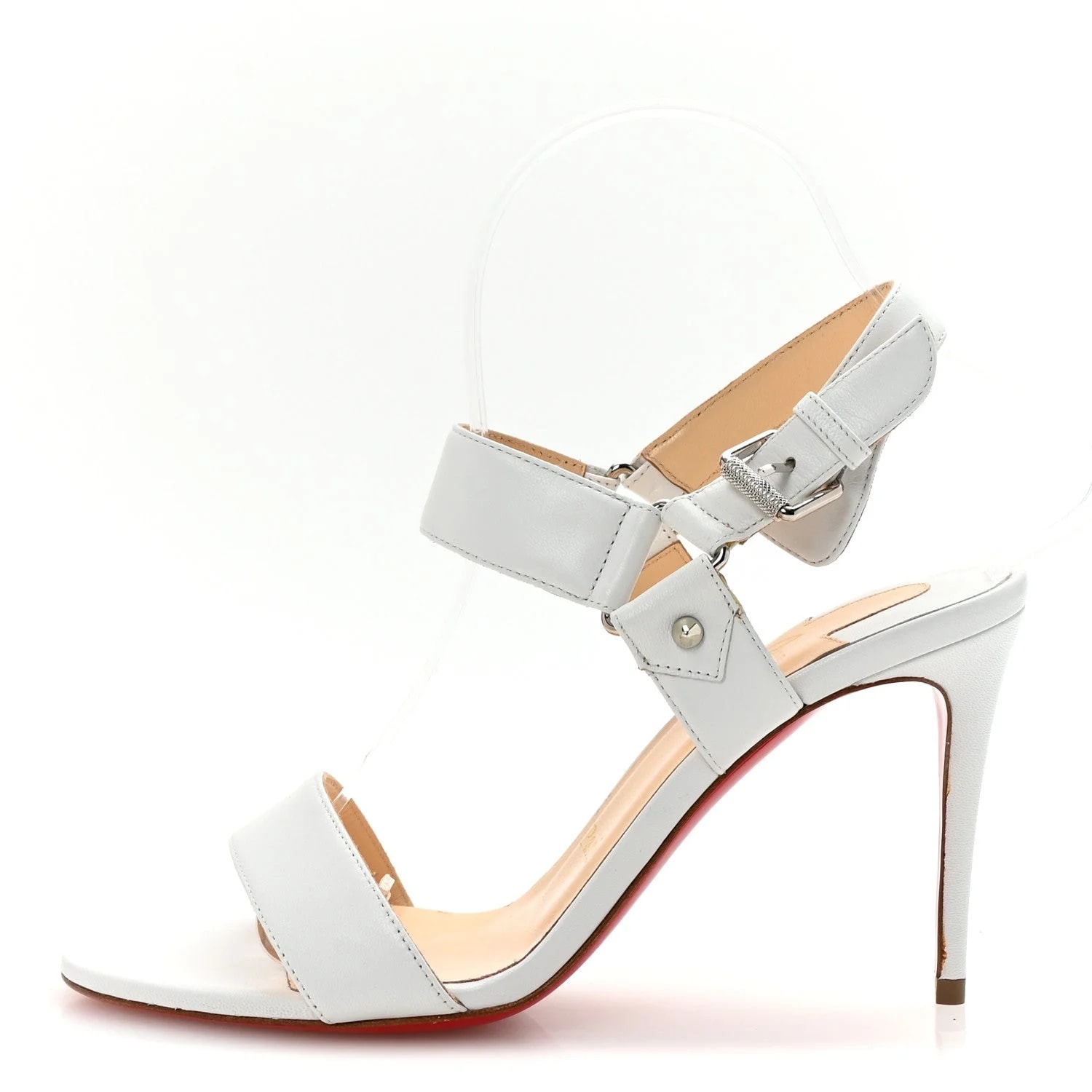 Christian Louboutin — Kid Sova Heel 85 Sandals — Designer Shoe — resale