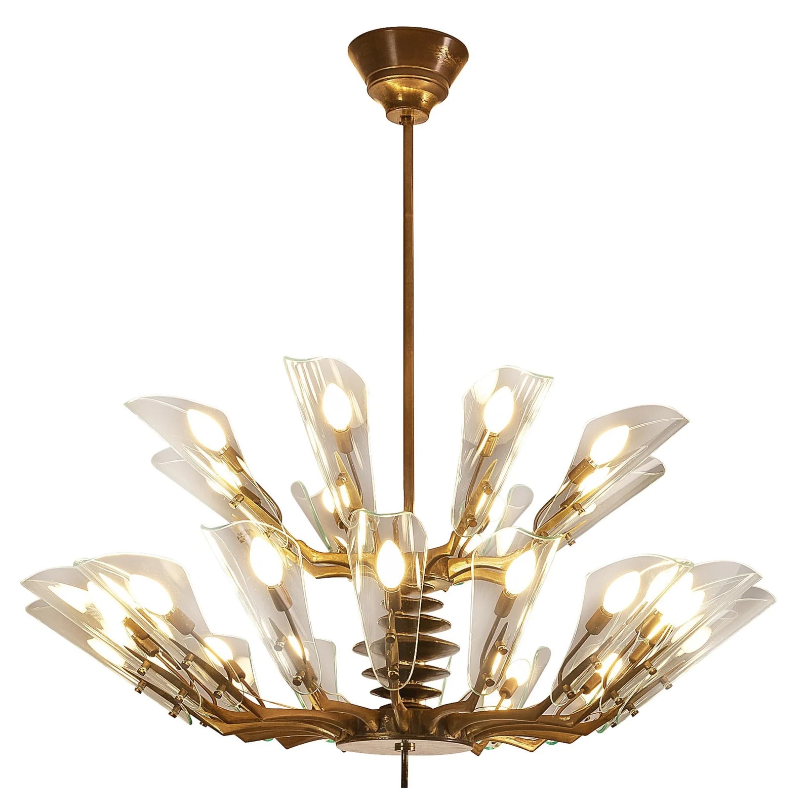 Italian 1950s Chandelier in and — lighting — resale