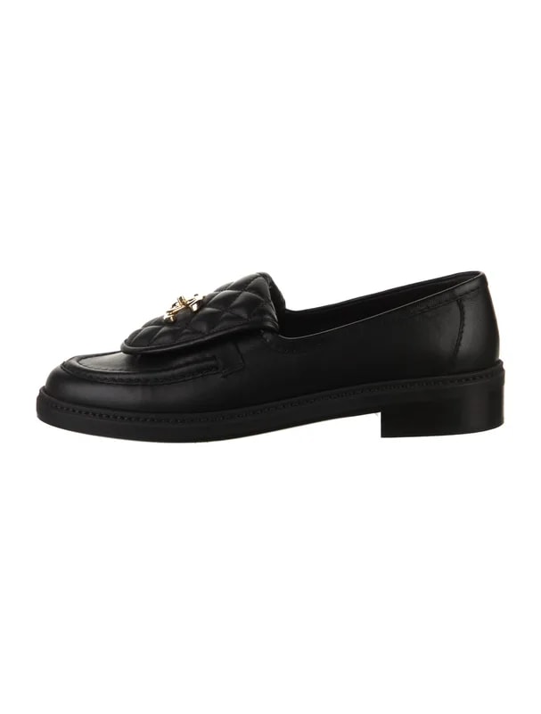 Chanel — Interlocking CC Logo Loafers — Designer Shoe — resale