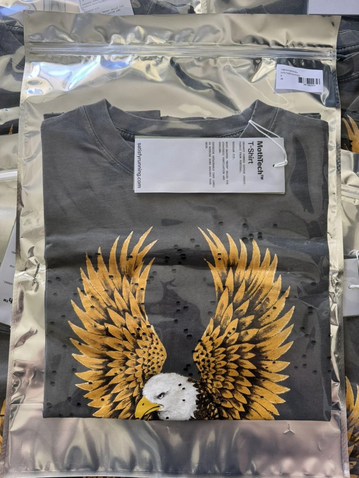 Satisfy — Satisfy Running Eagle Tshirt — streetwear — resale