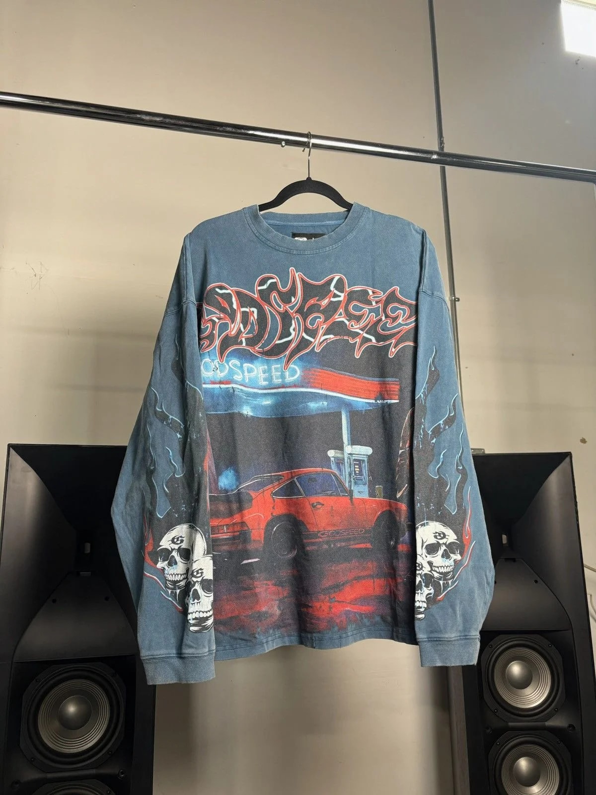 Godspeed Pit Stop Long Sleeve Tee Shirt — streetwear — resale