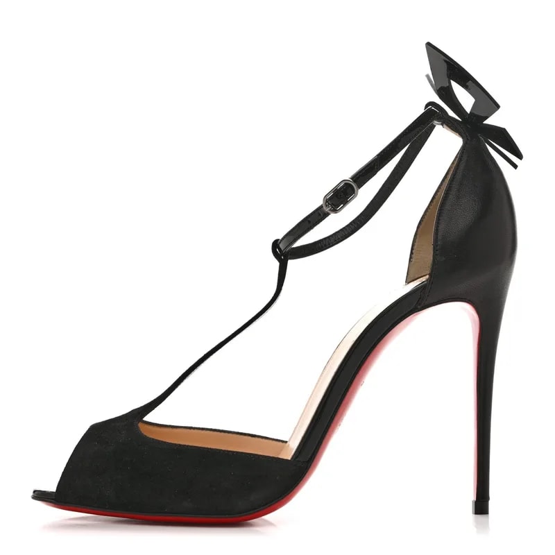 Christian Louboutin — Shiny Aribak 100 Pumps 36.5 Version — Designer Shoe — resale