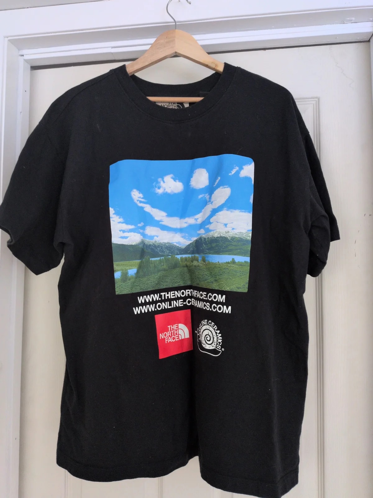 North Face X Online Ceramics Smile Cloud Tee Black — streetwear — resale