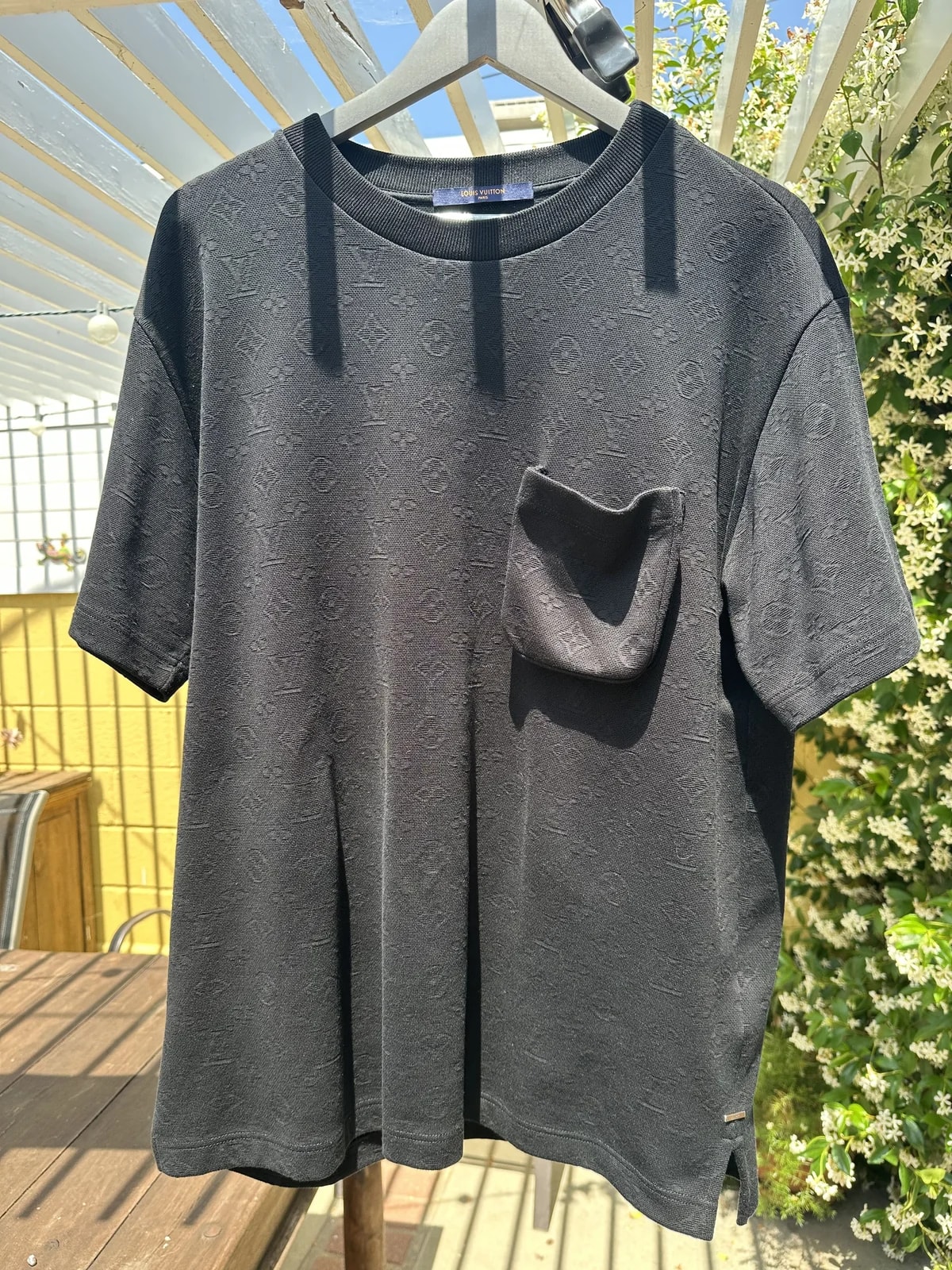 Louis Vuitton — Louis Vuitton Signature 3D Pocket Monogram T-Shirt — streetwear — resale