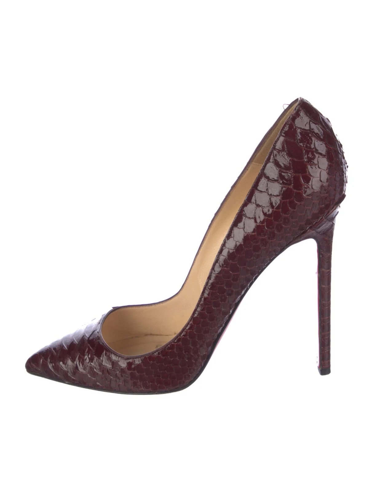 Christian Louboutin — Animal Print Pumps — Designer Shoe — resale