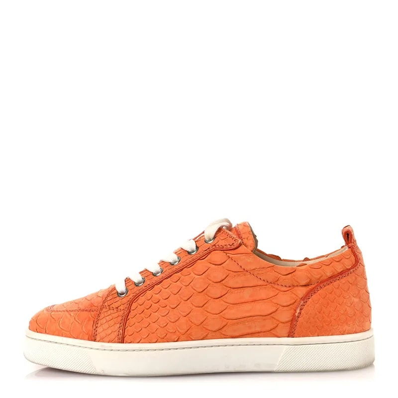 Christian Louboutin — Rantulow Flat Sneakers 40 Papaye — Designer Shoe — resale