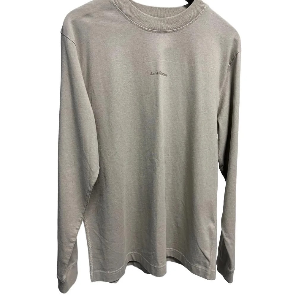 Acne Studios Long Sleeve Erwin T-Shirt Oyster 2