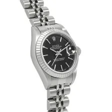 Rolex Datejust 69174 Black Case Size 26 X 26 Mm Watch #41137 3