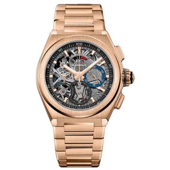 Defy El Primero 21 Chronograph Automatic Skeletal Dial Watch 18.9000.9004/71.R585 2