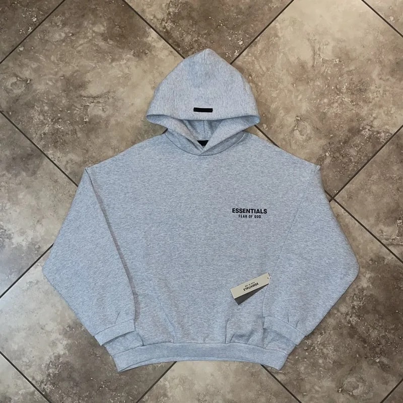 Fear of God Essentials Hoodie Light Heather M 2