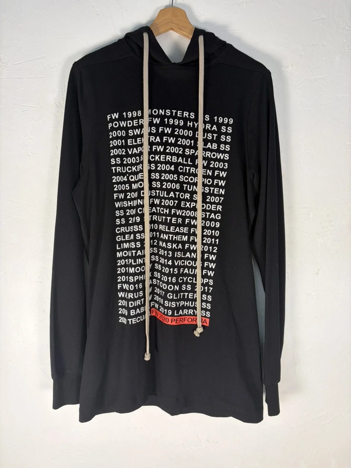 Rick Owens DRKSHDW — Rick Owens Drkshdw Performa Story Hoodie — streetwear — resale