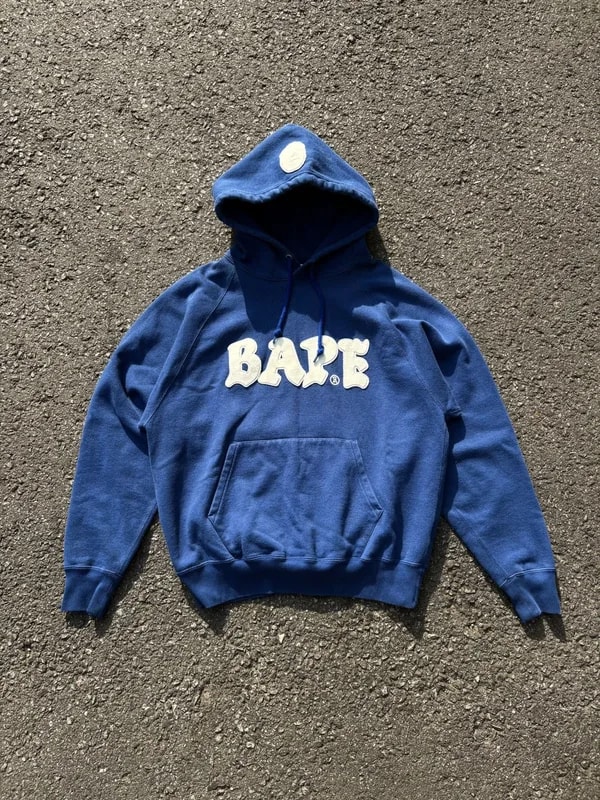 BAPE — Bape Relaxed Fit Pullover Hoodie — streetwear — resale