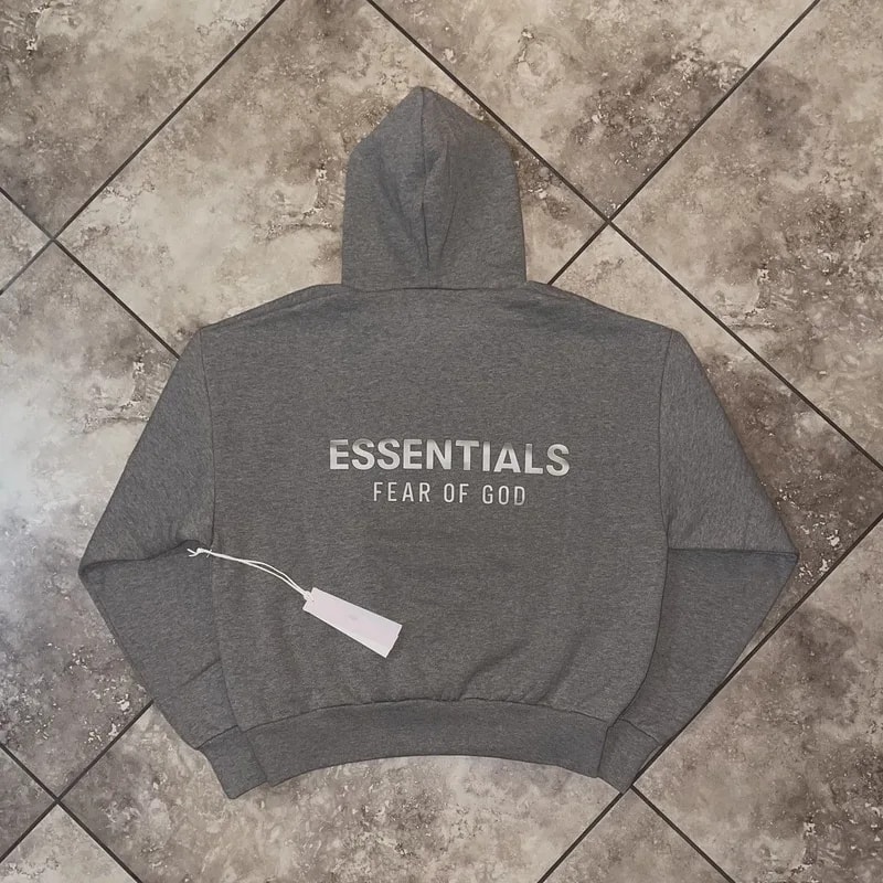 Fear of God — Fear of God Essentials Hoodie Homestead Heather — streetwear — resale