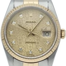 Rolex — Rolex Datejust Watch 10P Diamond 16234G(W) K18WG/Stainless Steel mensW... — Watch — resale