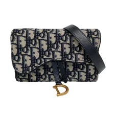 Dior — Dior Saddle Crossbody Bags Cloth — Handbag — resale