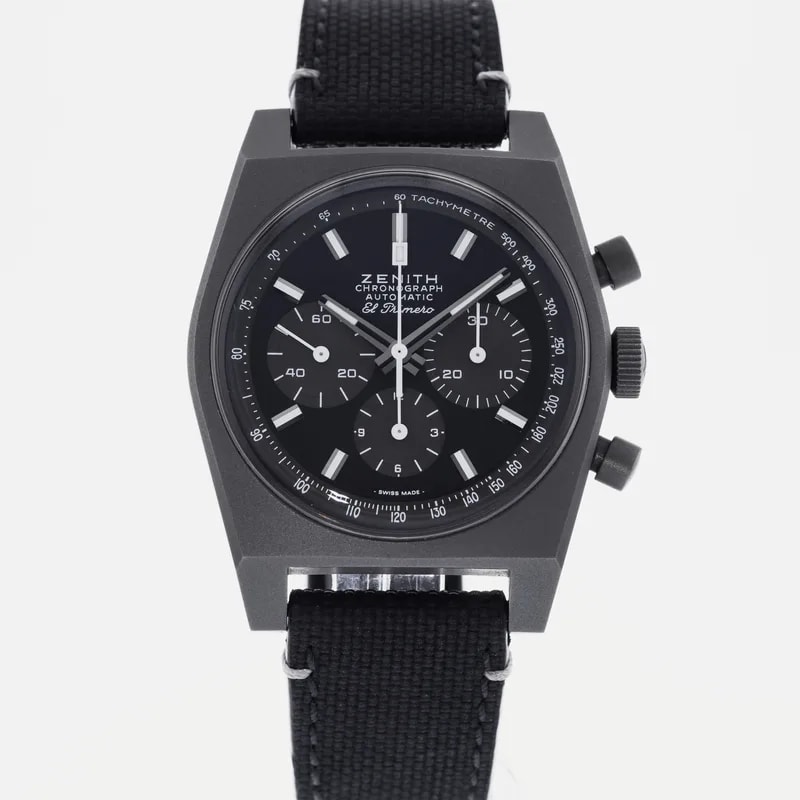 Zenith — Zenith Chronomaster El Primero 50th Anniversary A384 Revival 'Shadow' Chronograph Special Edition 97.T384.4061 — Watch — resale
