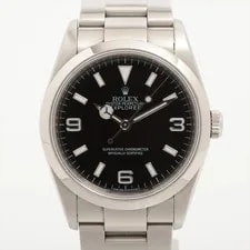 Rolex — Rolex Explorer I 214270 SS AT Black Dial 2 Extra Links — Watch — resale