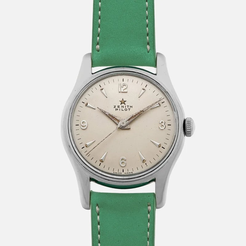 Zenith — 1950s Zenith Pilot in Stainless Steel — Watch — resale