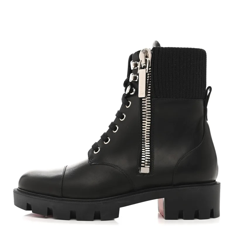 Christian Louboutin — Quilted En Hiver Boots 37 — Designer Shoe — resale
